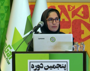 سخنرانی مهندس فریبا علیزاده در جشن پنج سالگی بازی‌های جدی