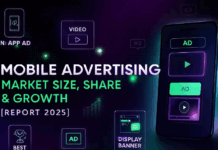 اندازه، سهم و رشد بازارتبلیغات موبایلی گزارش (۲۰۲۵) گزارش جامع اندازه، سهم و رشد تبلیغات موبایلی (۲۰۲۵)