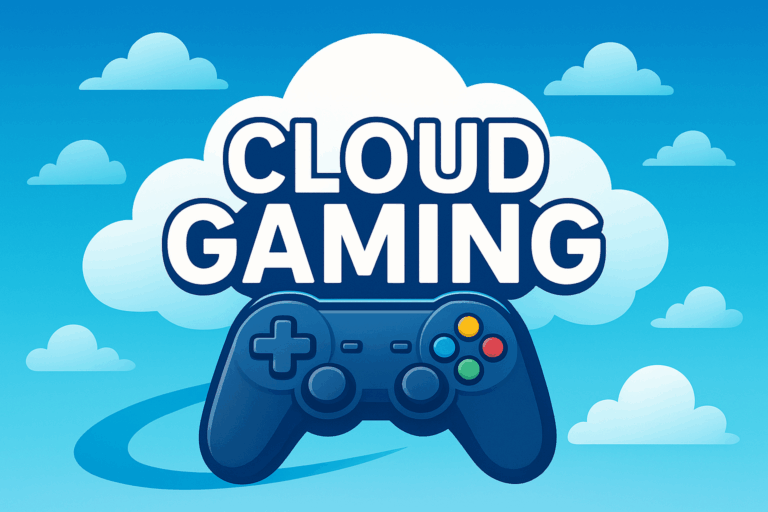 تصویر مفهوم بازی‌های ابری که امکان بازی روی دستگاه‌های مختلف را بدون دانلود فراهم می‌کند
